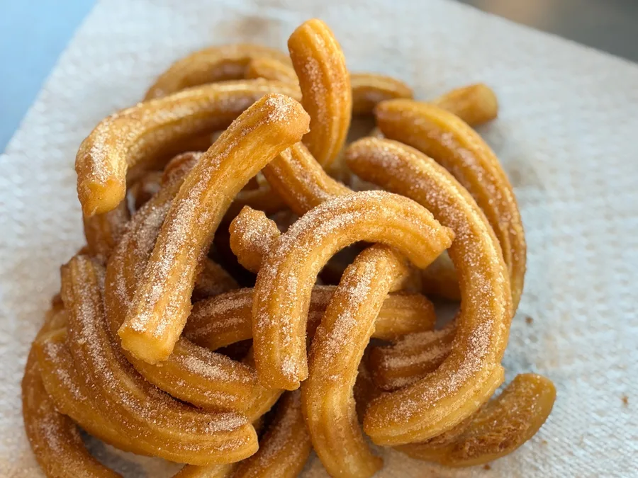 Classic churros in cinnamon sugar